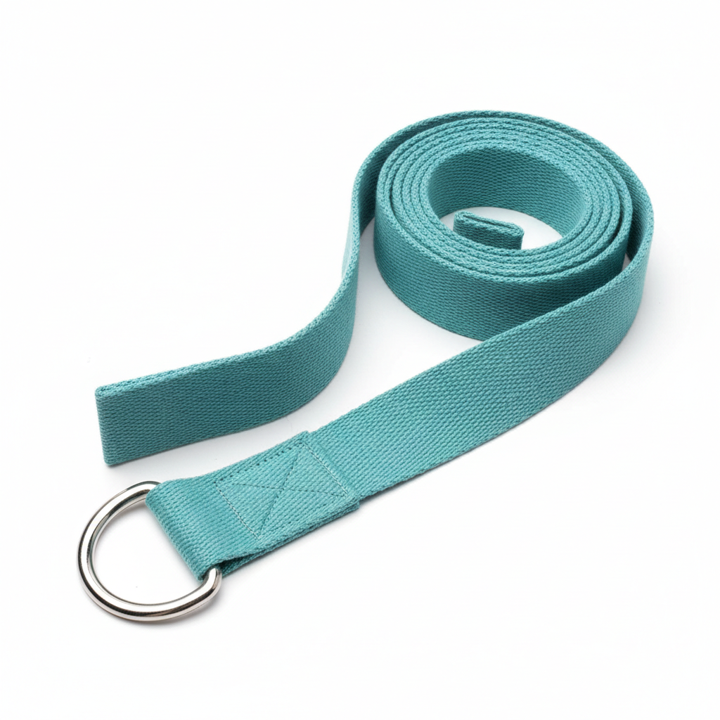 Yoga Strap with Adjustable D-Ring – 244cm
